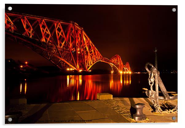 Forth Rail Bridge Acrylic by Keith Thorburn EFIAP/b