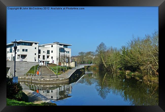 Lisburn Civic Centre Framed Print by John McCoubrey