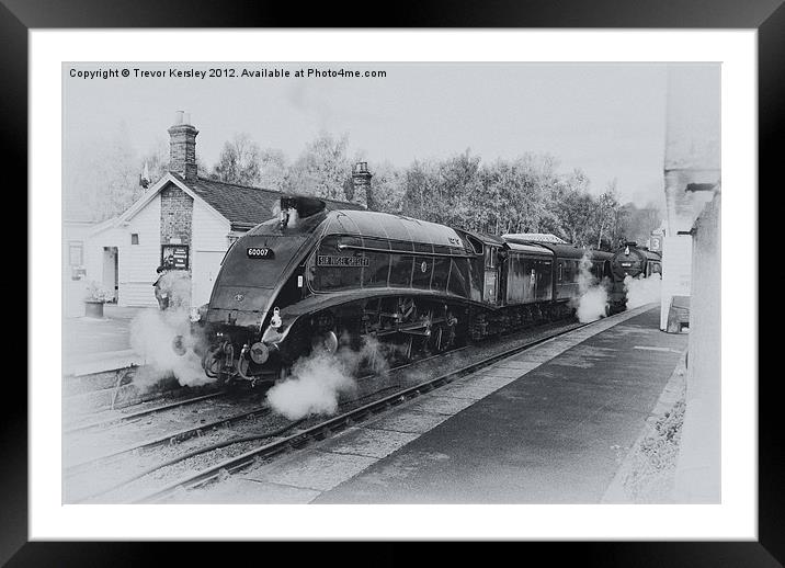 North Yorks Moors Railway Framed Mounted Print by Trevor Kersley RIP