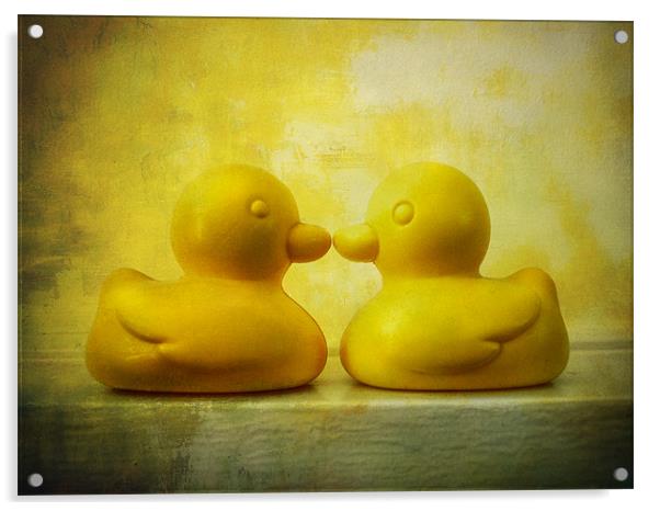 I love you ducky!! Acrylic by Heather Newton