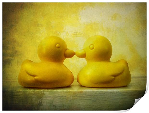 I love you ducky!! Print by Heather Newton