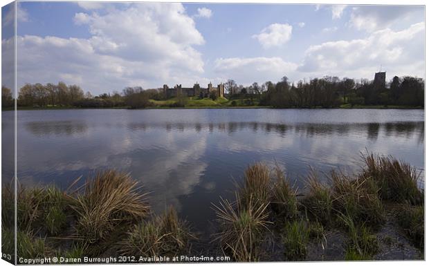 Framlingham Castle Canvas Print by Darren Burroughs