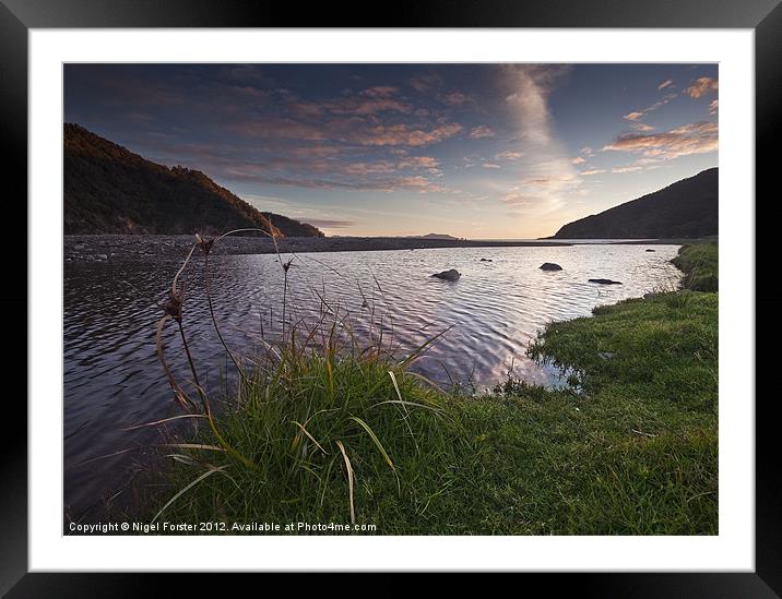 Coromandel Walkway Framed Mounted Print by Creative Photography Wales