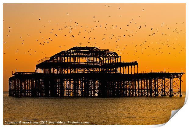 Brighton Pier Print by mark blower