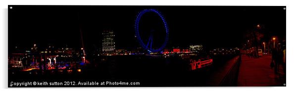 embankment skyline Acrylic by keith sutton