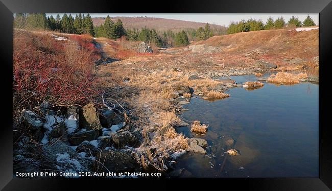 Murphy Dam Framed Print by Peter Castine