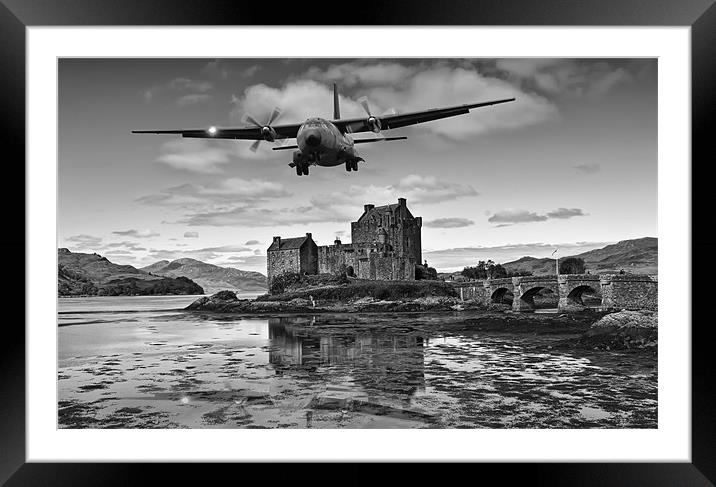 Flyby Framed Mounted Print by Sam Smith