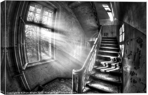 Evening urbex Canvas Print by Nathan Wright