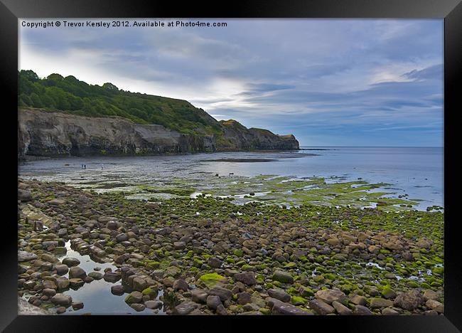 The Headland Framed Print by Trevor Kersley RIP