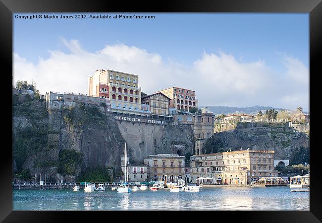 Bay of Naples, Italy Framed Print by K7 Photography
