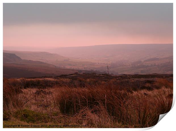 Bleak Moor Print by Robert Gipson