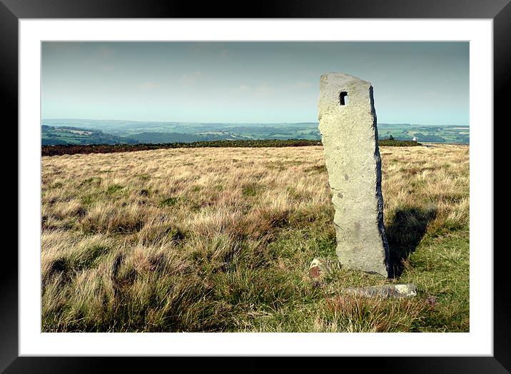 Stone on the Moor Framed Mounted Print by Robert Gipson