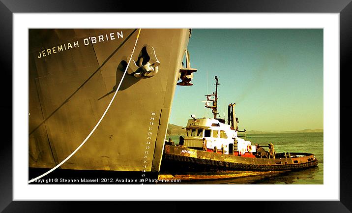 Jeremiah O'Brien Framed Mounted Print by Stephen Maxwell