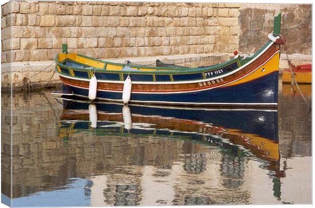 Maltese boat Canvas Print by Chris Keast