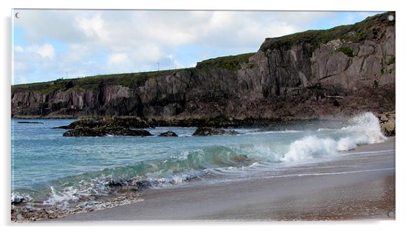 Beenbane Beach Acrylic by barbara walsh