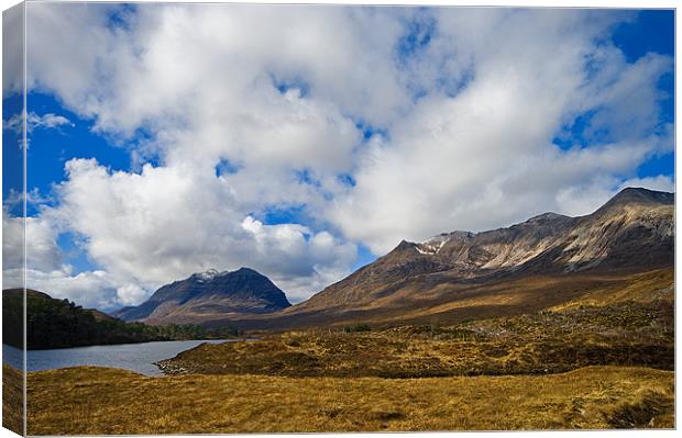 Mountains of Torridon Canvas Print by Jacqi Elmslie