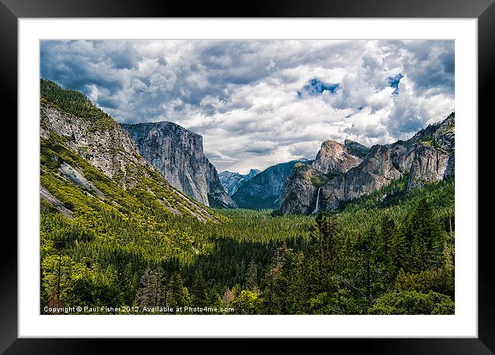 Yosemite Valley Framed Mounted Print by Paul Fisher