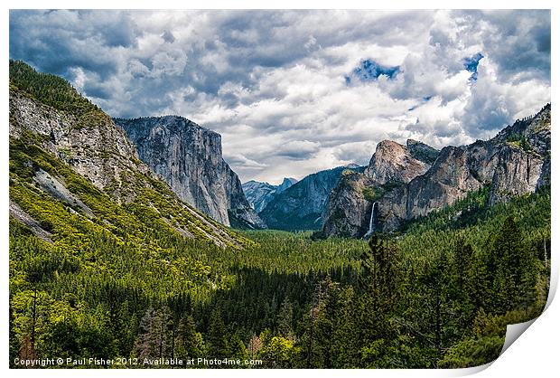 Yosemite Valley Print by Paul Fisher
