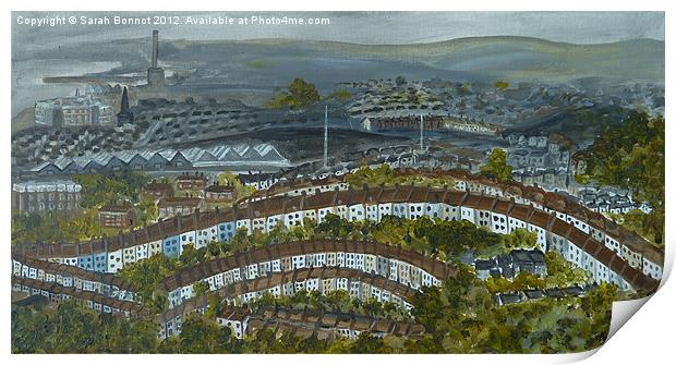 View Across Brighton Print by Sarah Bonnot