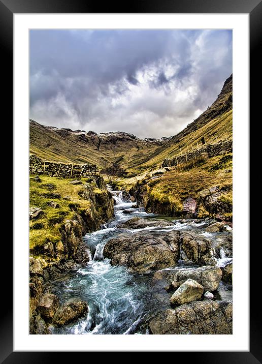 The View from Stockley Framed Mounted Print by Northeast Images