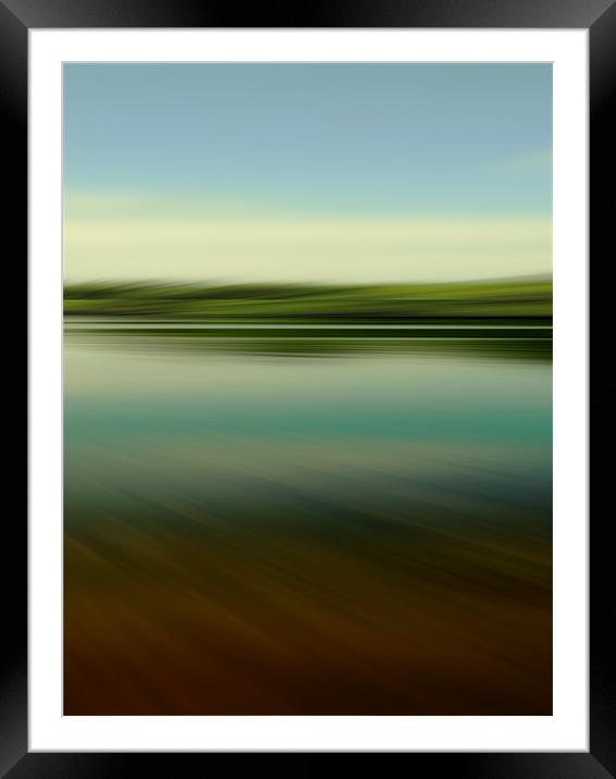 serenity Framed Mounted Print by Heather Newton