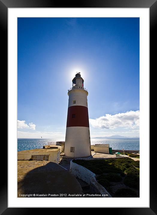 Europa Point Lighthouse Framed Mounted Print by Alasdair Preston