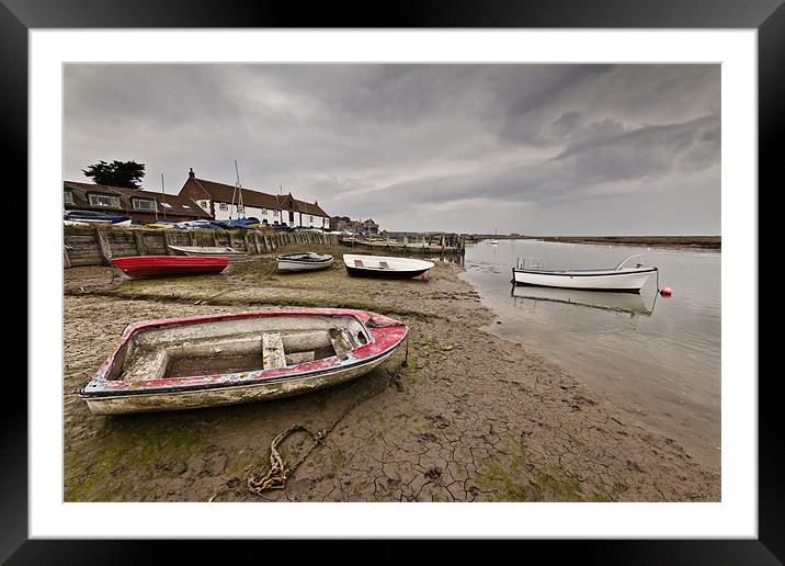 Moody Staithe Framed Mounted Print by Paul Macro