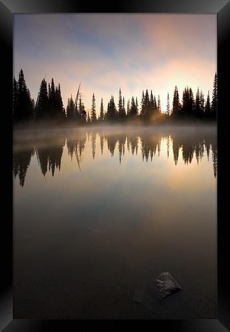 Breath of Sunrise!  Framed Print by Mike Dawson