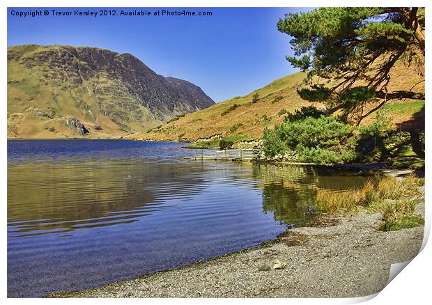 Buttermere Lake District Print by Trevor Kersley RIP