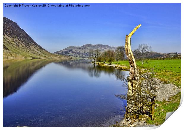 Buttermere Lake District Print by Trevor Kersley RIP