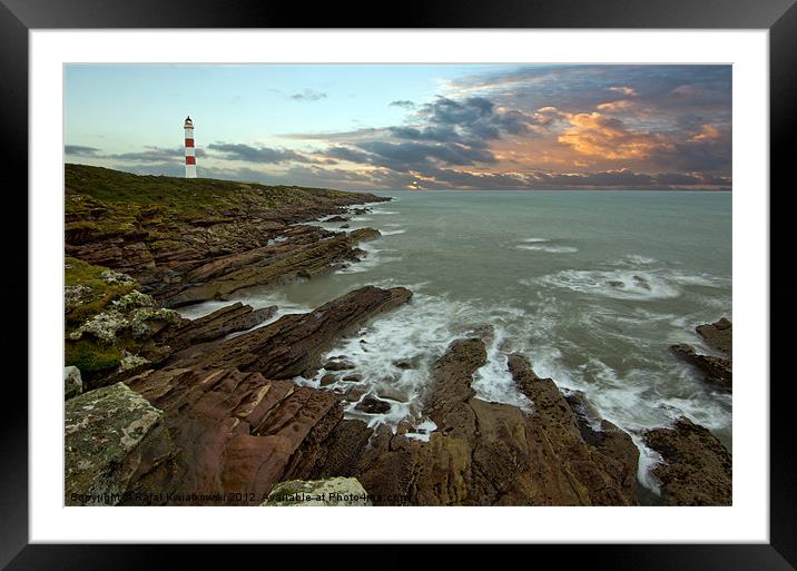 Tarbat Ness Lighthouse Framed Mounted Print by R K Photography