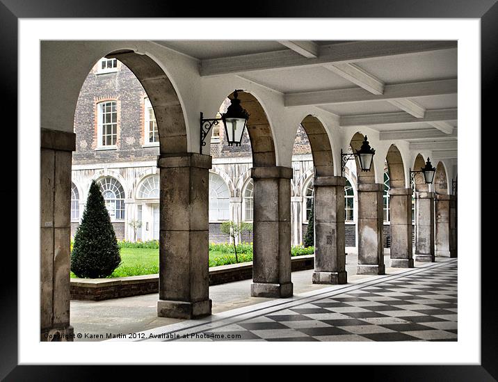 Guy's Hospital Arches Framed Mounted Print by Karen Martin