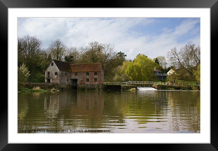 Mill on the Stour Framed Mounted Print by Phil Wareham