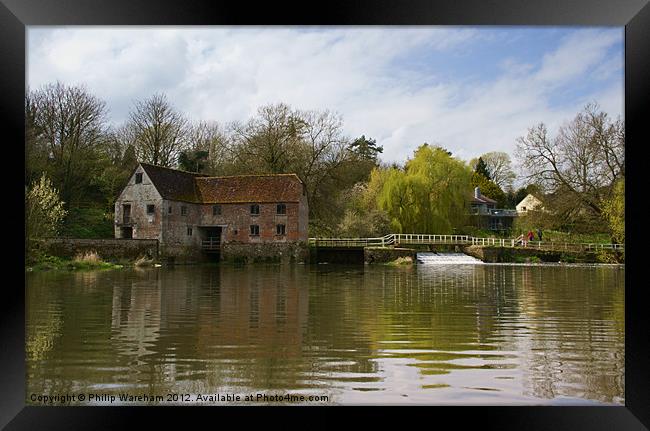 Mill on the Stour Framed Print by Phil Wareham