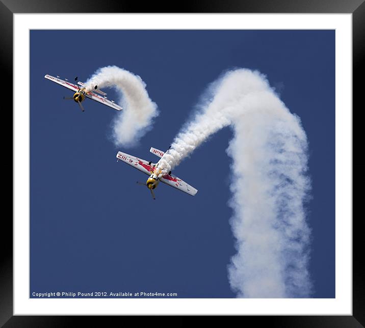 Aerobatic Display Planes Framed Mounted Print by Philip Pound