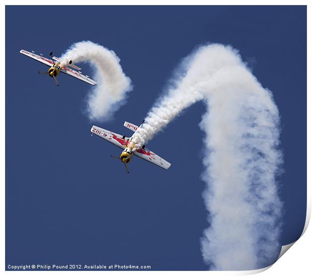 Aerobatic Display Planes Print by Philip Pound