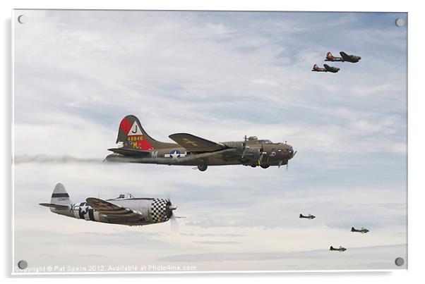 B17- A Helping Hand Acrylic by Pat Speirs