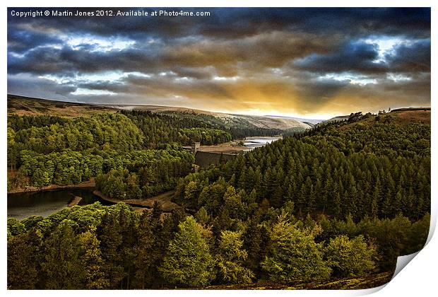 Sundown over Howden Print by K7 Photography