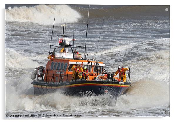 Lifeboat, Mersey Class ALB Acrylic by Digitalshot Photography