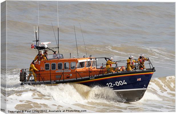 Mersey Class Lifeboat, ALB. Canvas Print by Digitalshot Photography