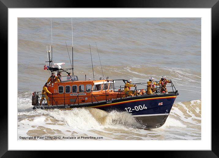 Mersey Class Lifeboat, ALB. Framed Mounted Print by Digitalshot Photography