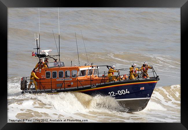 Mersey Class Lifeboat, ALB. Framed Print by Digitalshot Photography