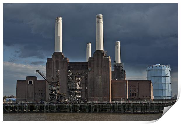 Battersea Power Station Print by Philip Pound