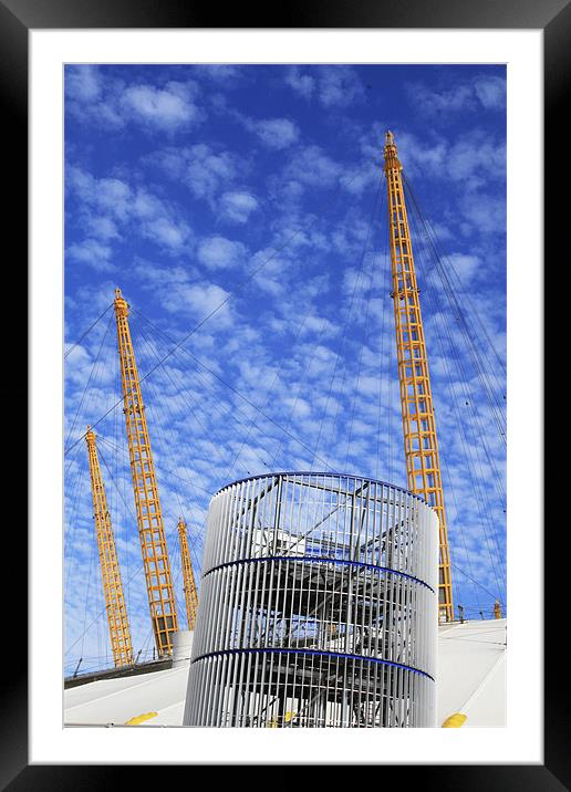 O2 Millenium Dome Framed Mounted Print by Philip Pound