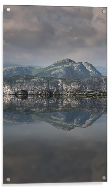 Mountain Reflection Acrylic by Natures' Canvas: Wall Art  & Prints by Andy Astbury