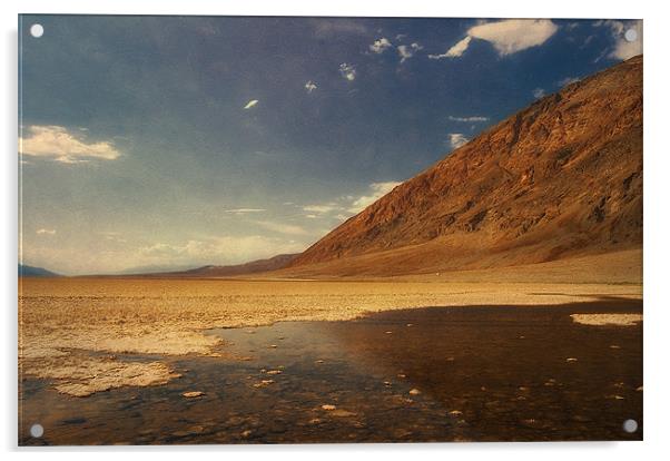 Badwater Basin Acrylic by Paul Fisher