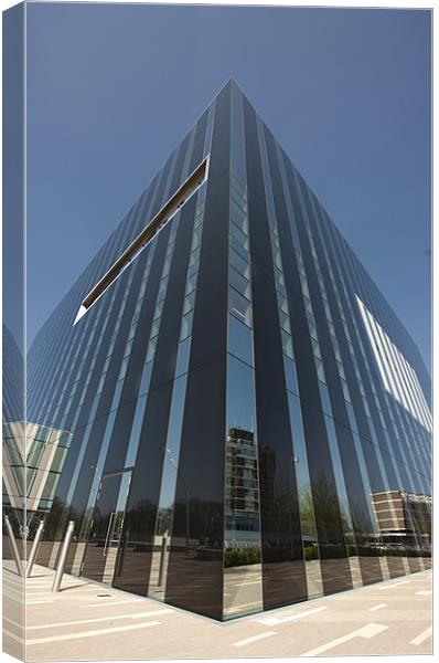 The Corby Cube Canvas Print by Paul Fisher