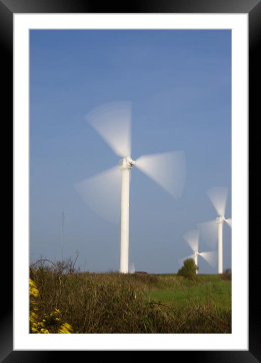 wind power Framed Mounted Print by keith sutton