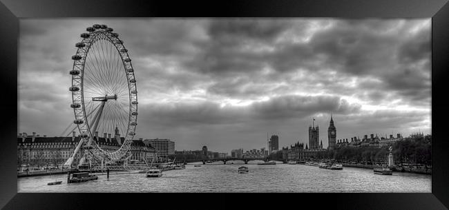 the eye and the tower Framed Print by Dean Messenger