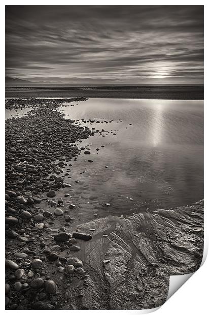 Welsh Beach Sunset Print by Natures' Canvas: Wall Art  & Prints by Andy Astbury